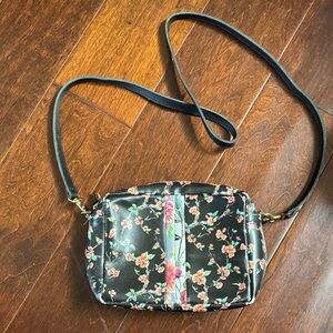 Clare V Floral Midi Sac Crossbody Bag